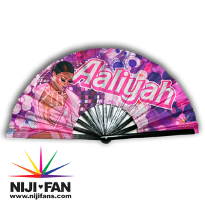 Aaliyah Disco Clack Fan *Black Light Reactive*