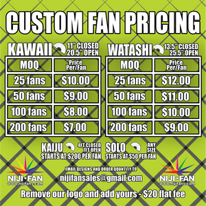 Custom Fan Purchase
