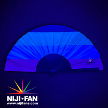Load image into Gallery viewer, Ace Pride Clack Fan *Blacklight Reactive*