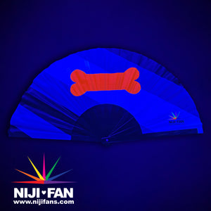 Pup Pride Flag Clack Fan *Blacklight Reactive*
