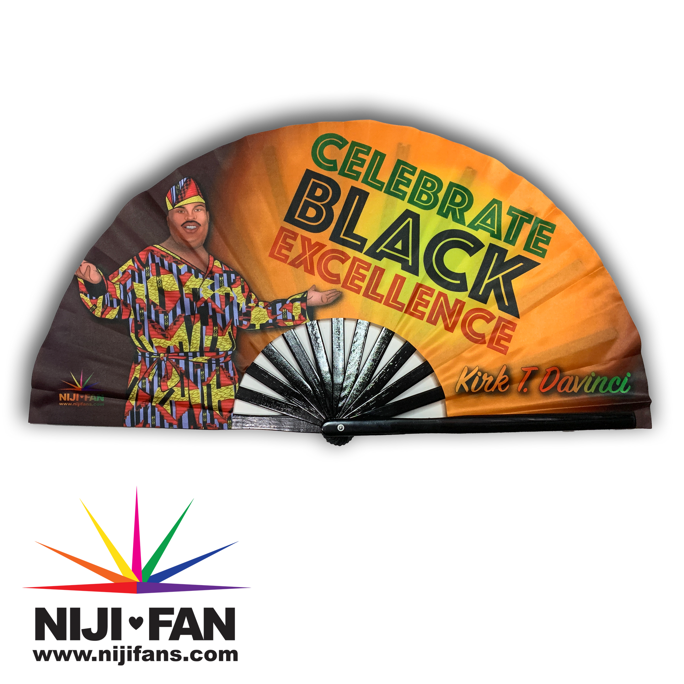 Kirk DaVinci Celebrate Black Excellence Limited Edition Fan