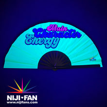 Load image into Gallery viewer, Main Character Energy Clack Fan *Blacklight Reactive*
