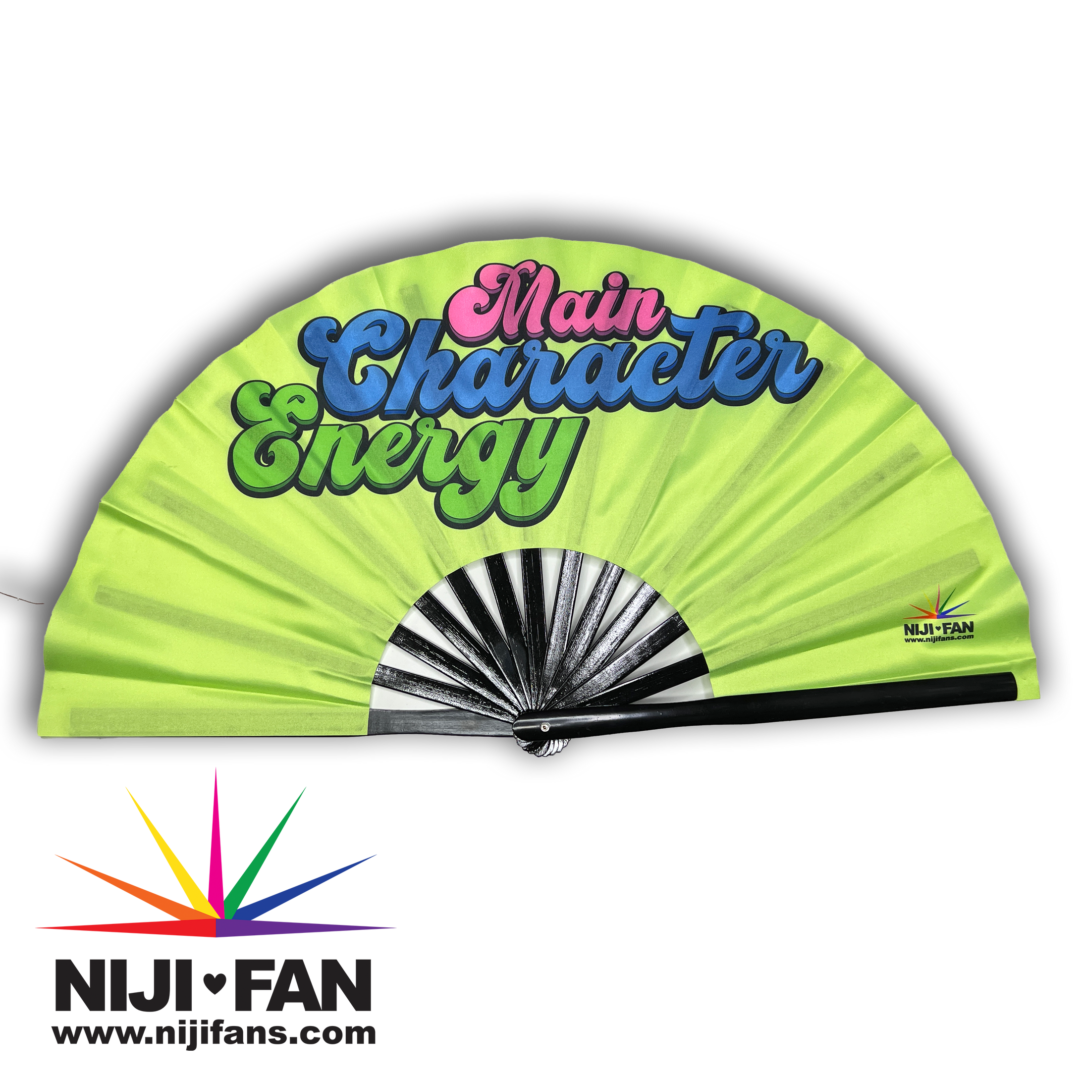 Main Character Energy Clack Fan *Blacklight Reactive*