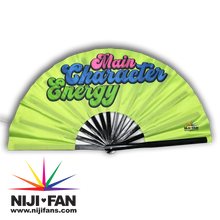 Load image into Gallery viewer, Main Character Energy Clack Fan *Blacklight Reactive*