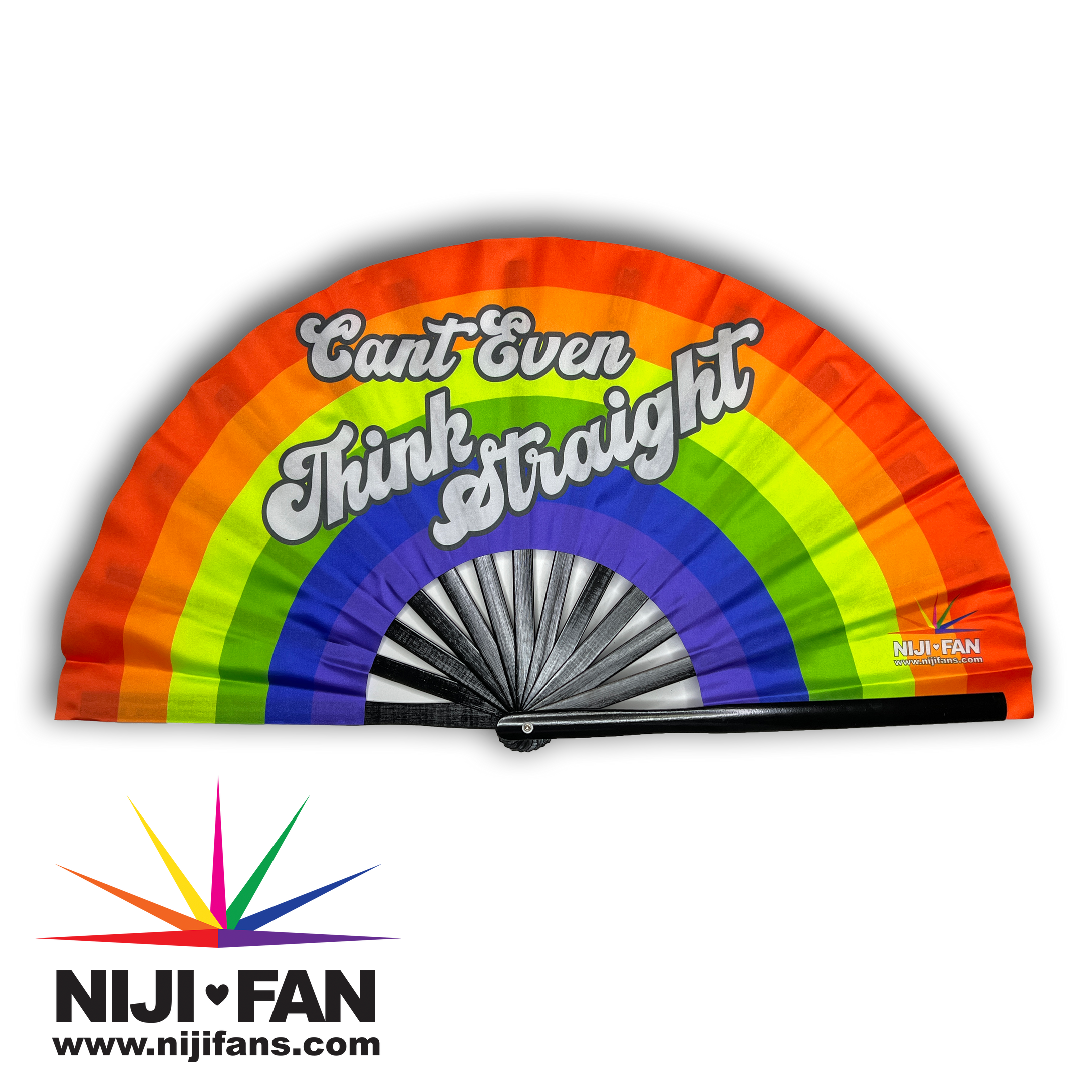 Cant Even Think Straight Clack Fan *Blacklight Reactive*