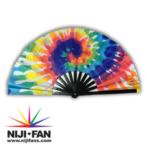 Tie Dye Clack Fan *Blacklight Reactive*