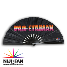 Load image into Gallery viewer, Vag-Etarian Clack Fan *Blacklight Reactive*