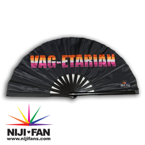 Vag-Etarian Clack Fan *Blacklight Reactive*