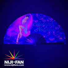 Load image into Gallery viewer, Aaliyah Clack Fan *Blacklight Reactive*