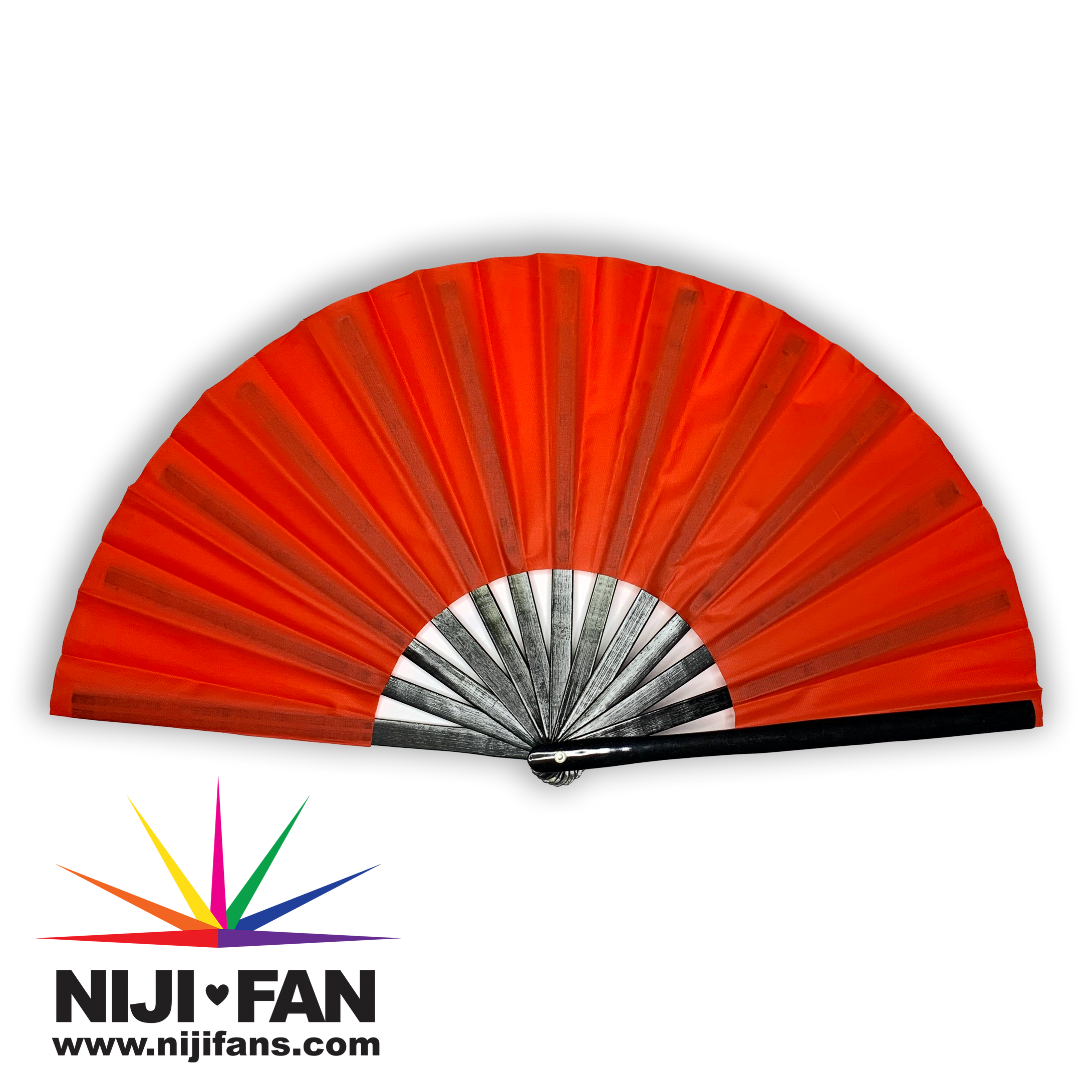 Red Clack Fan *Blacklight Reactive*
