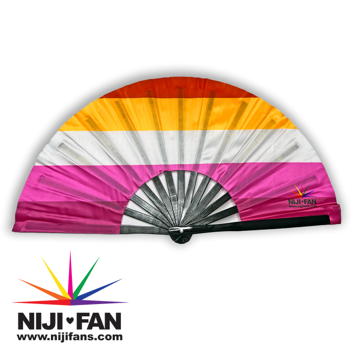 Lesbian Pride Clack Fan *Blacklight Reactive*