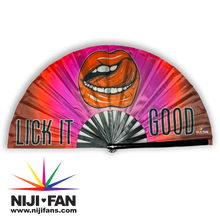 Load image into Gallery viewer, Lick It Good Clack Fan *Black Light Reactive*
