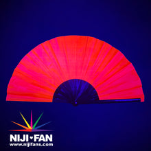 Load image into Gallery viewer, Red Clack Fan *Blacklight Reactive*