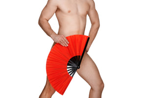 Red Clack Fan *Blacklight Reactive*