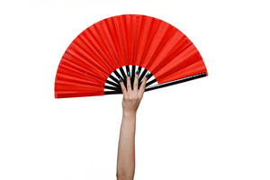 Red Clack Fan *Blacklight Reactive*