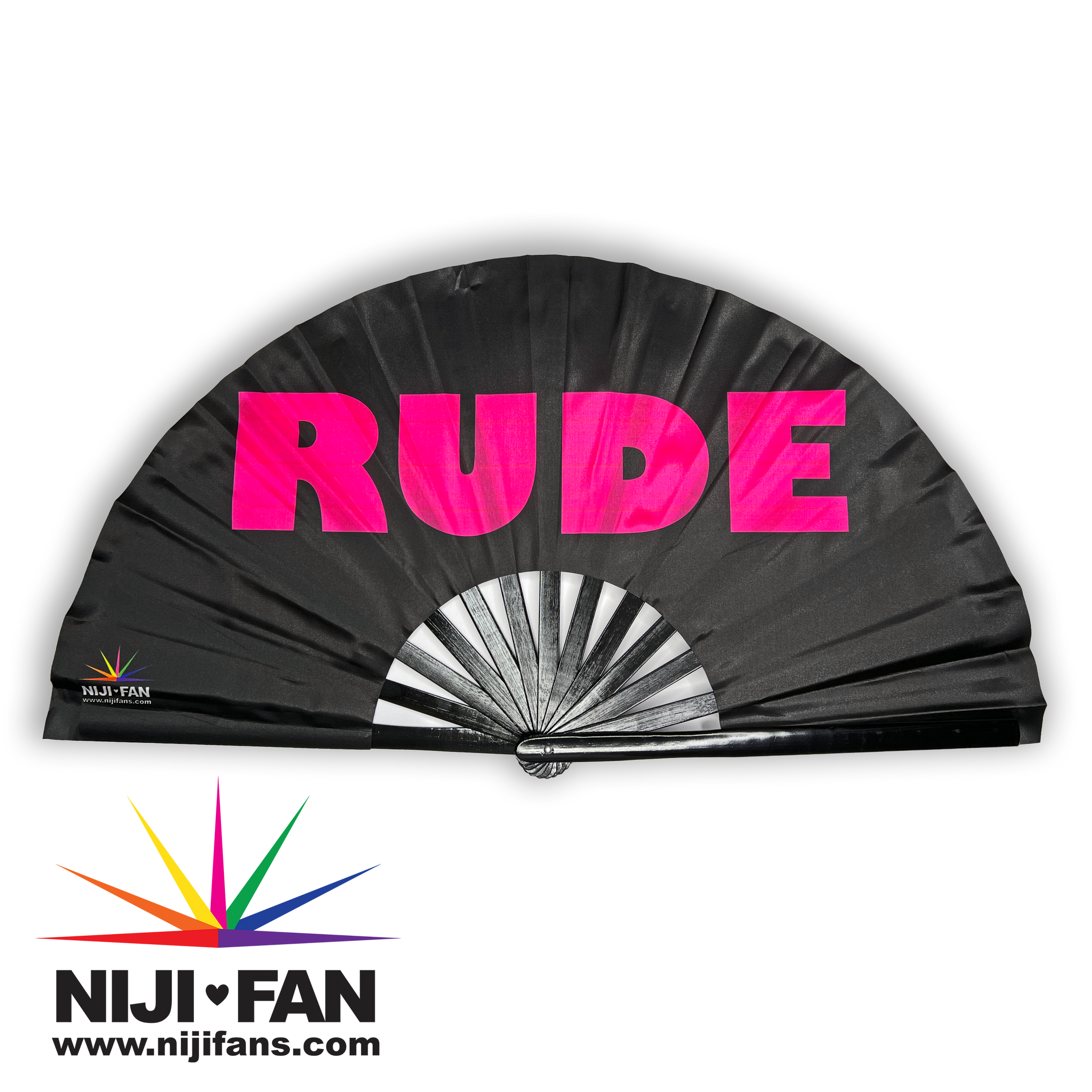 Rude Clack Fan *Blacklight Reactive*