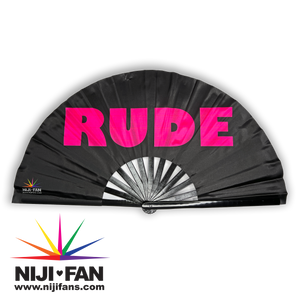 Rude Clack Fan *Blacklight Reactive*