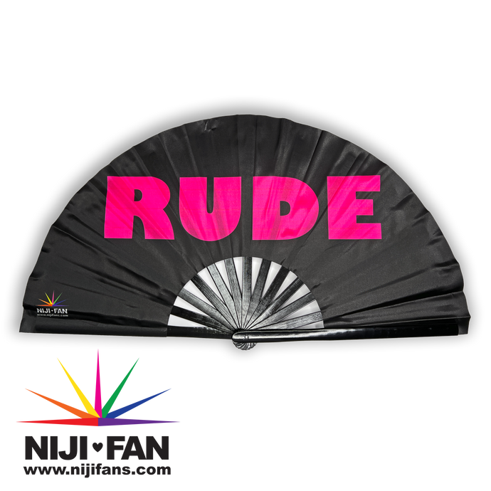 Rude Clack Fan *Blacklight Reactive*