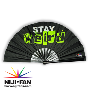 Stay Weird Clack Fan *Black Light Reactive*